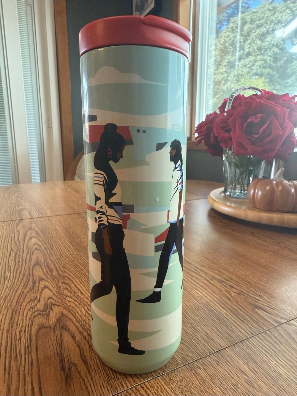 Starbucks x Lou Black History Month 2024 Stainless Steel Tumbler Damon Brown